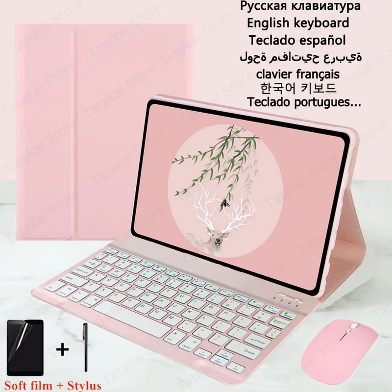 Custodia Per Tastiera Russa Spagnola Per Xiaomi Pad 5 Cover Per Tastiera Teclado Mi Pad 5 Custodia Per Xiaomi Pad 5 Custodia Funda Mi Pad 5 Pro