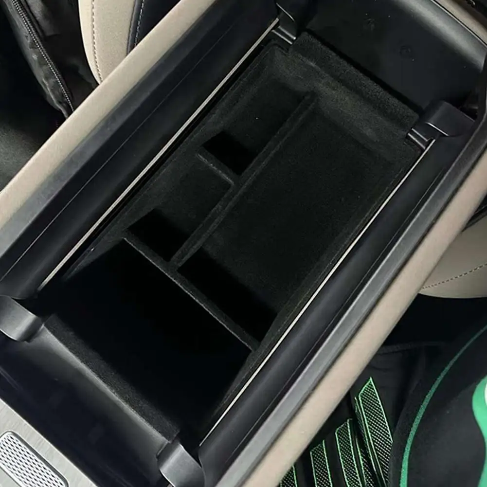 Car Armrest Storage Box Tray Organizer Interior Accessory