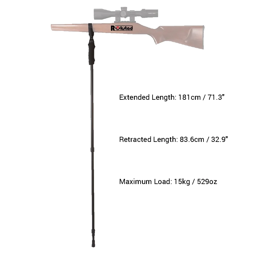 Hunting Shooting Rest Tripod V Mount Detachable Freely Spin 360&deg; All Hunting and Shooting Situations