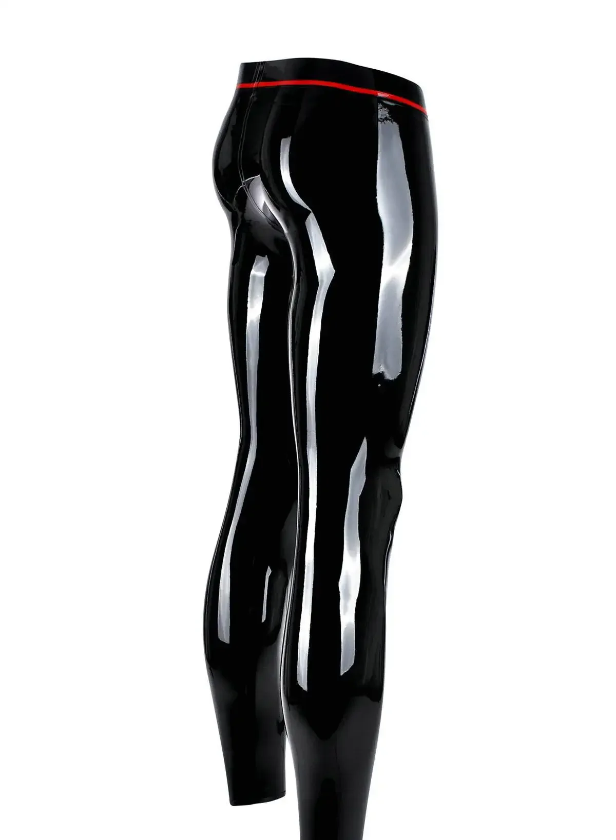 Latex Trousers Men Leggings latex lingerie mens bondage lingerie sexy fetish wear