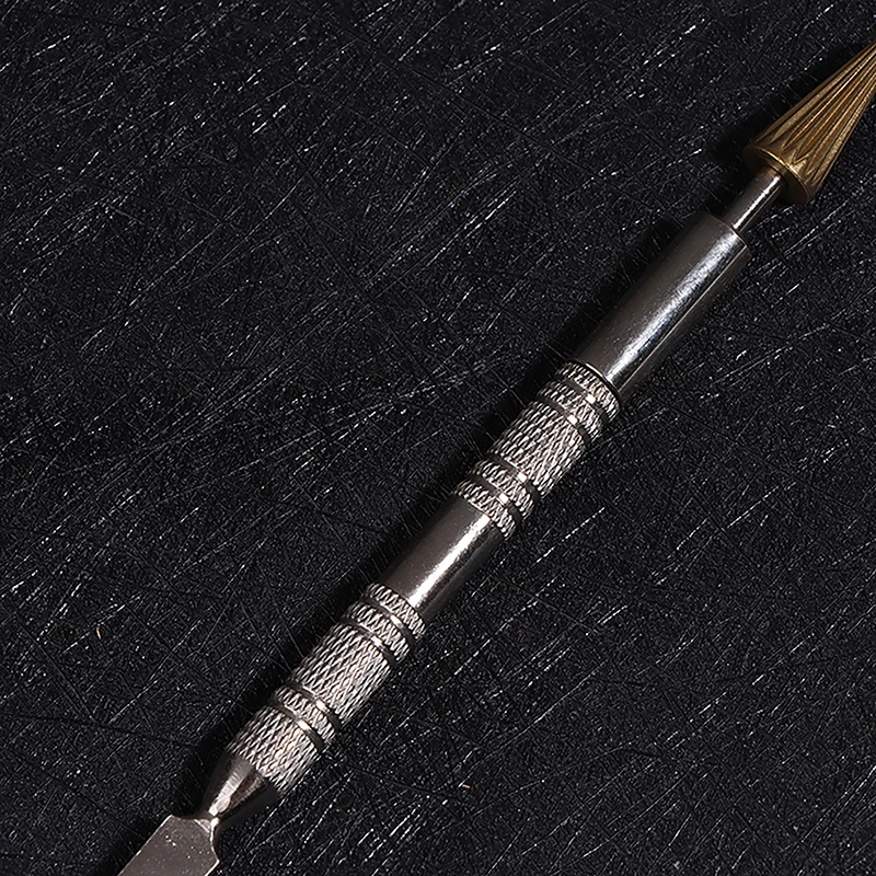 Leather Dual Head Edge Oil Gluing Dye Pen Applicator Speedy Paint Roller Tool For Leather Craft Tools Double Sets Accessories