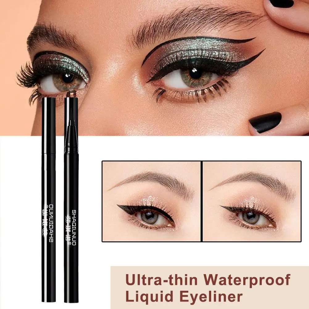 

2023 Women 1 Pcs Eyeliner Liquid Pen Waterproof Long Quick Matte Stamp Pencil Drying Beauty Smooth Eyeliner Eye Lasting Mak B8Y7