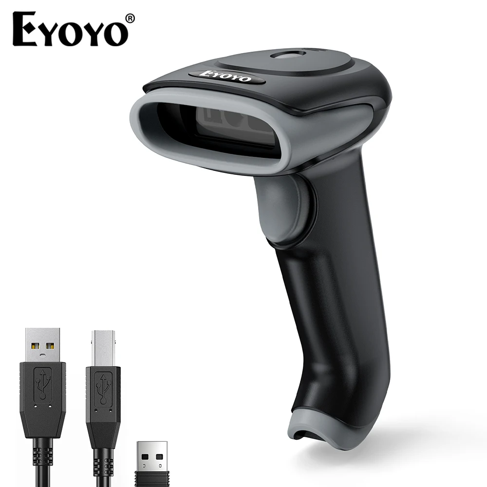 Eyoyo ハンドヘルド USBバーコード スキャナー Amazon.co.jp: Eyoyo USB QR 2D バーコードスキャナー