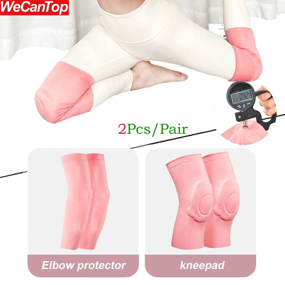

1Pair Knee Pads Elbow Guards - Soft Breathable Knee Pads for Men & Women Kids Knees Elbow Protective,Knee Braces for Yoga Sports