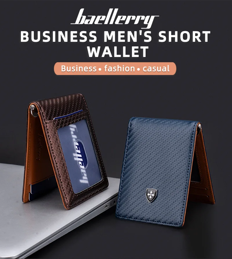 Billetera Plegable Billeteras Grabadas Billetera De Cuero De Fibra