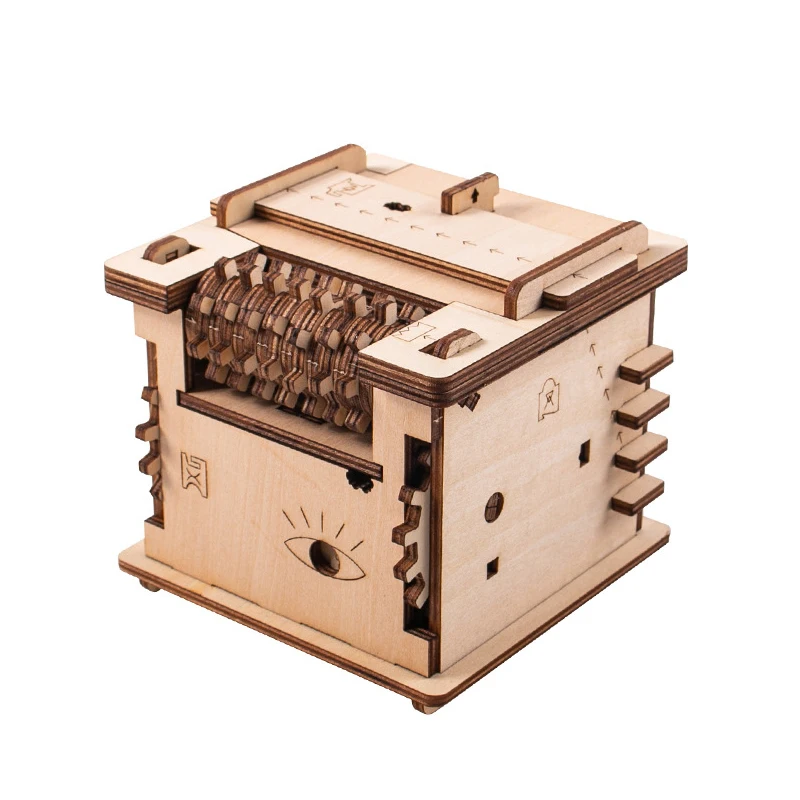High Difficulty 3D Wooden Box Puzzle Brain Teaser Games For Adults Caja Rompecabezas IQ Toys Casse Tete Juegos Inteligencia