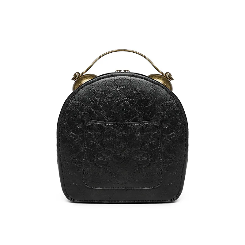New Women's Bag Retro Hand-held Package Walkable Clock Women's Bag One Shoulder Cross Bag Handbag 4