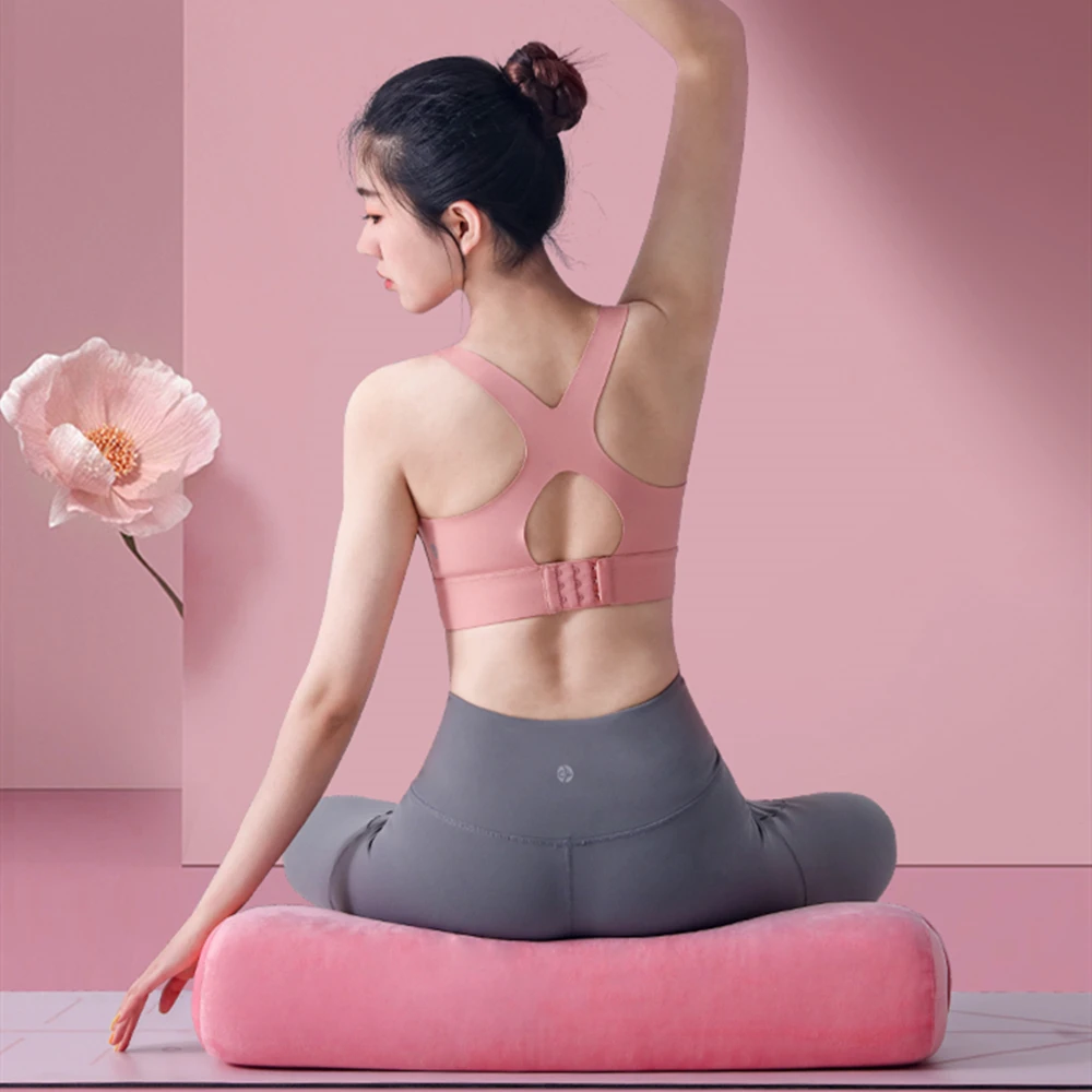 Selfree Yoga Matte Kissen Für Meditation Und Unterstützung Rechteckigen Yoga Matte Einfarbig Workout Matte Maschine Waschbar Mit Griff