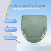 Washable Incontinence Underwear for Elderly, Adult Reusable Diaper Pants, Leak-Proof Briefs, Absorbent Protection for Seniors 2