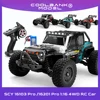 SCY 16103PRO 1:16 4WD RC Car with LED 2.4G Remote Control Cars 70KM/H High Speed Drift Monster Truck for Boys Adults 16201 Pro 1