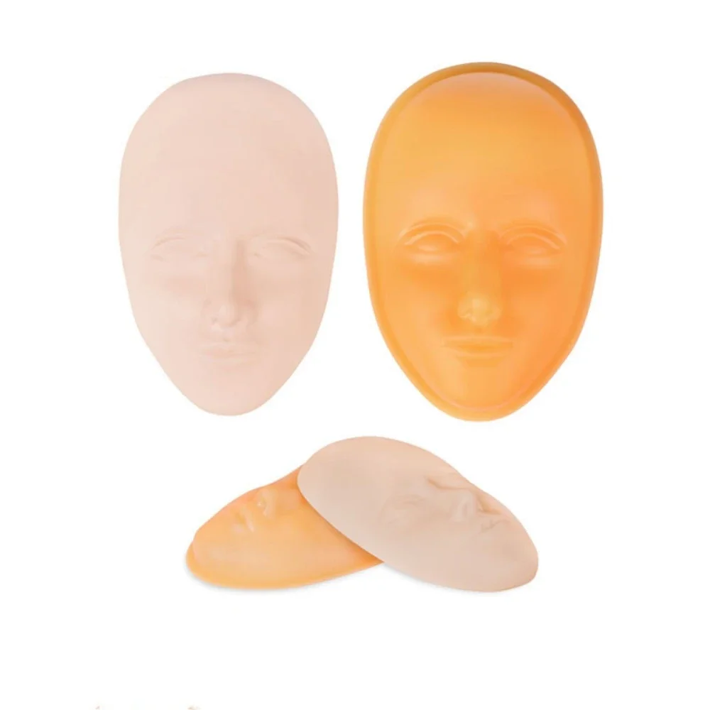 

1 шт., силиконовая тренировочная голова для татуировок на лице