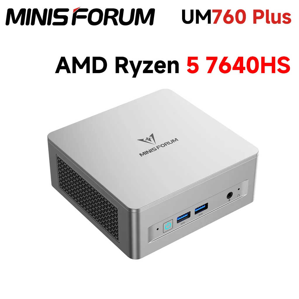 MINISFORUM UM760/UM880 Plus Mini PC AMD Ryzen 5 7640HS DDR5 SSD