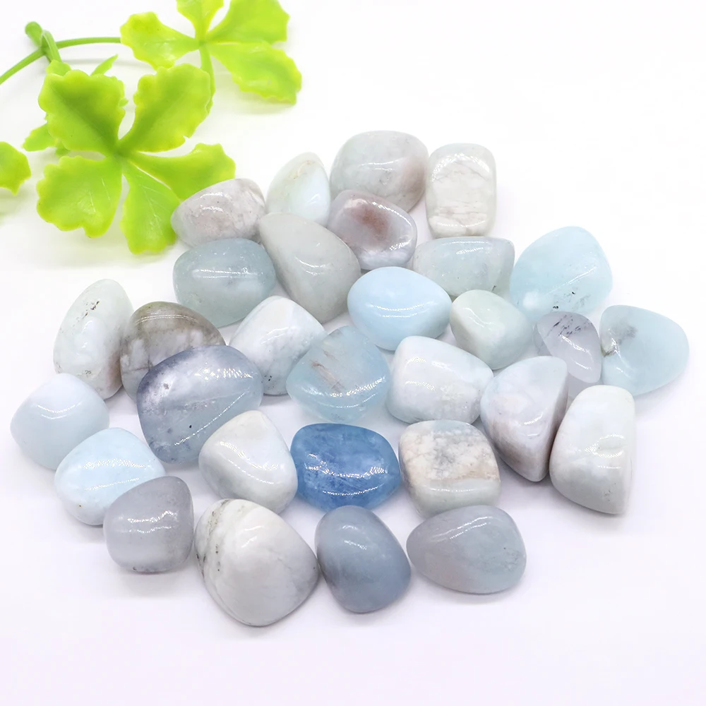 Natural Aquamarine Quartz Crystals And Healing Stones Tumbled Bulk Gem Mineral Specimen Gemstone Home Aquarium Decoration