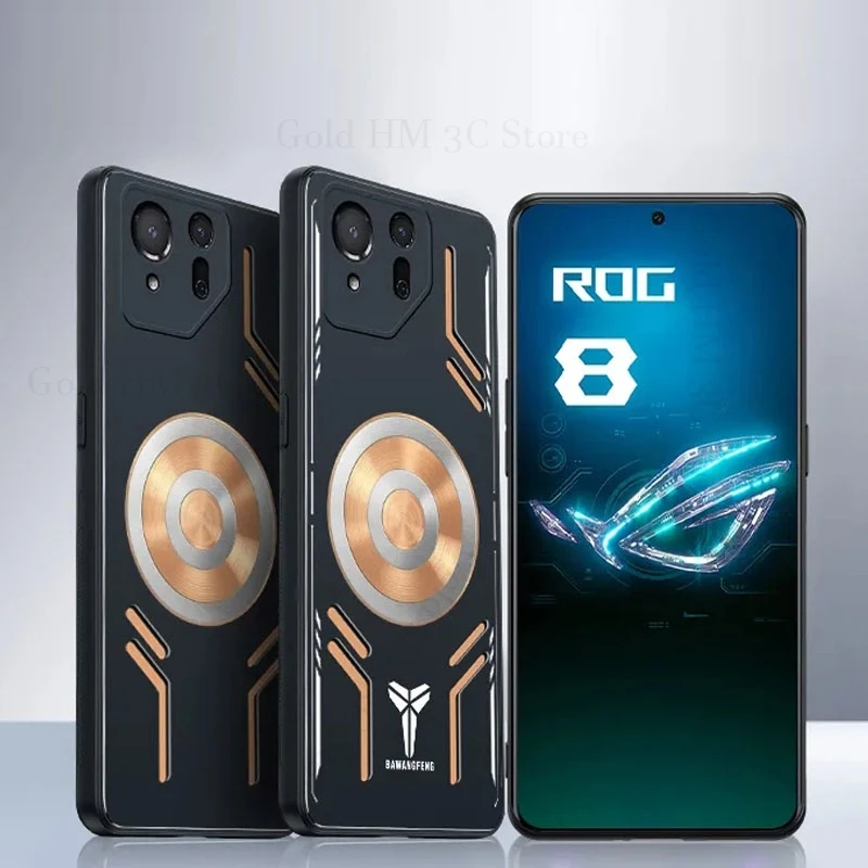 Cooling Heat Dissipation Magnetic Case For Asus Rog Phone 8 Pro Metal Lens Copper Protector Cover For Rog Phone 7 6S 5S 5 8 Pro