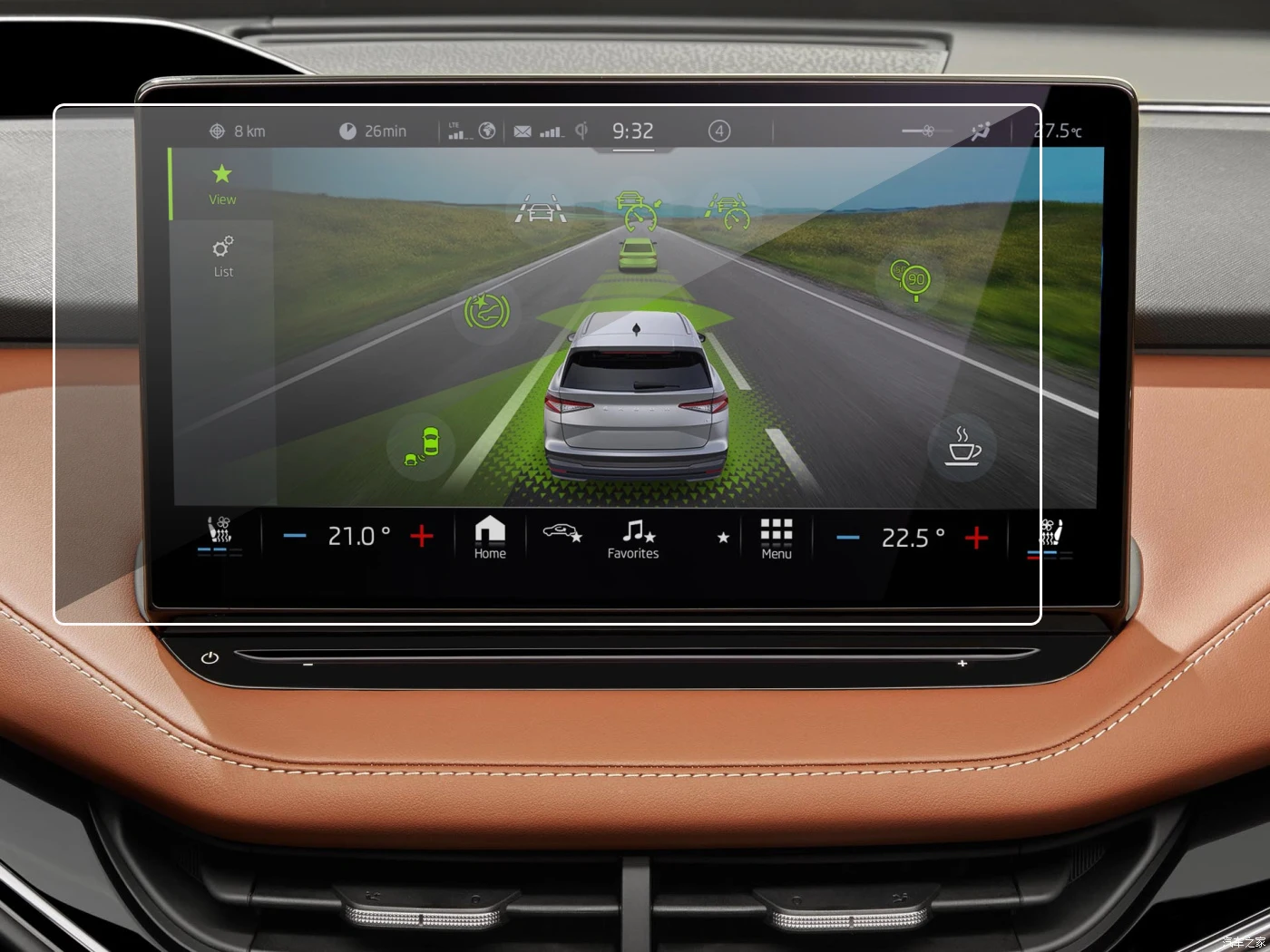 For Skoda ENYAQ IV 2023 2022 2021 2020  Car gps Navigation Touch Screen PET film protector Protective film
