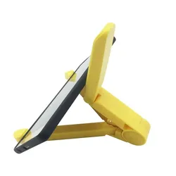 Versatile Folding Tablet Stand - Adjustable and Portable Holder (1pc Yellow)