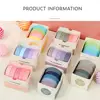 5Rolls/Box Cute Washi Tape Adhesive Masking Tape Scrapbooking Decorative Crafts Tape Set Stationery Office School Supplies 1