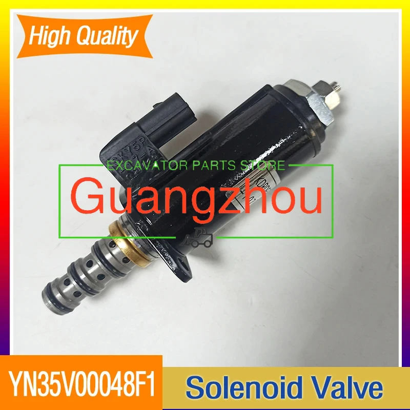 for Kobelco Solenoid Valve KDRDE5K-31/30C50 SKY5P-17-A YN35V00048F1 Solenoid Valve Excavator Spare Parts Higher Quality New