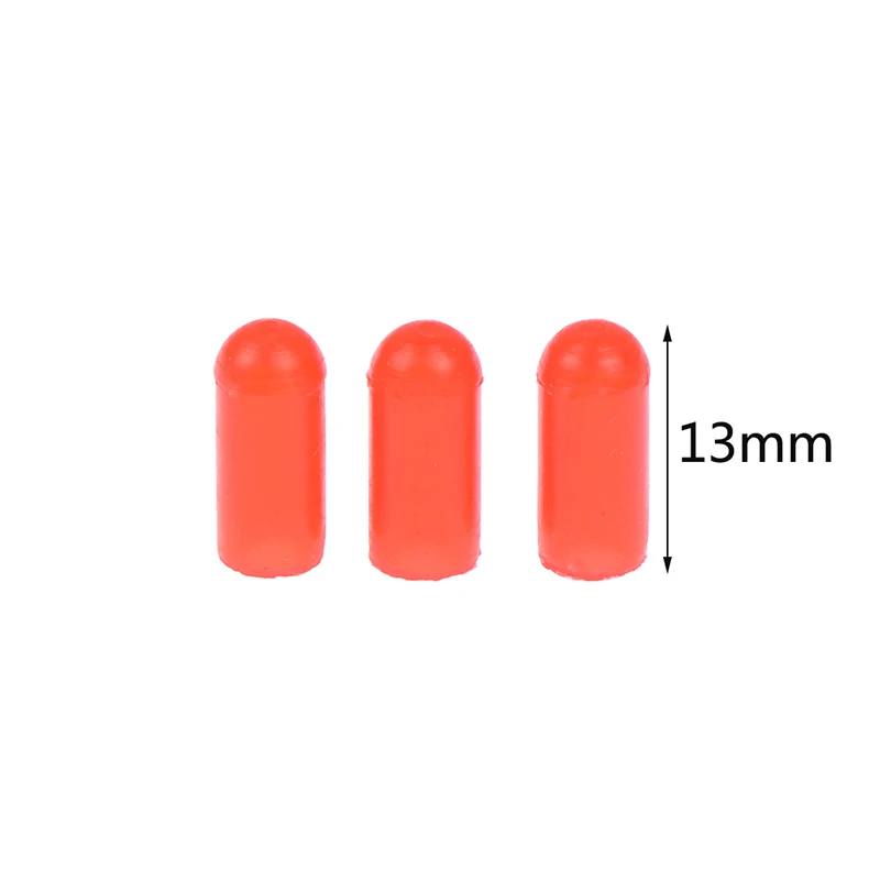 Food Grade Silicone Rubber Needle Cover Syringe Sealing Test Tube End Cap 20PCS