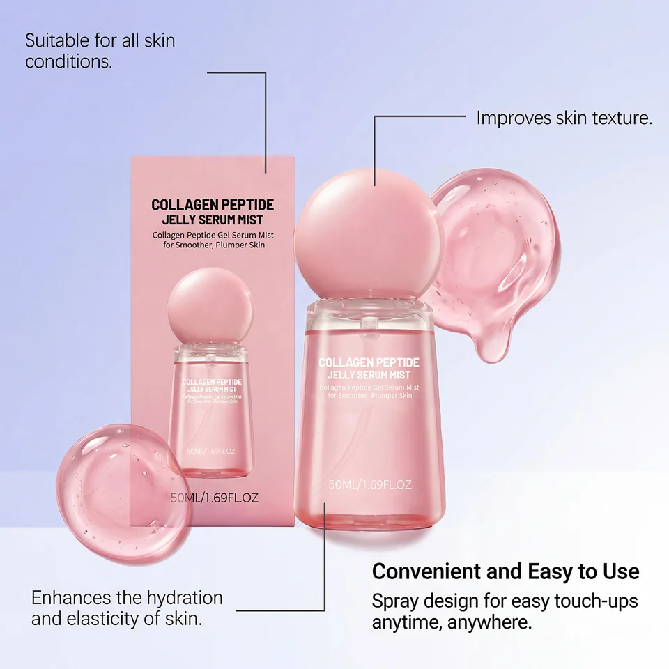 Caviar Collagen Peptide Jelly Serum Mist Set