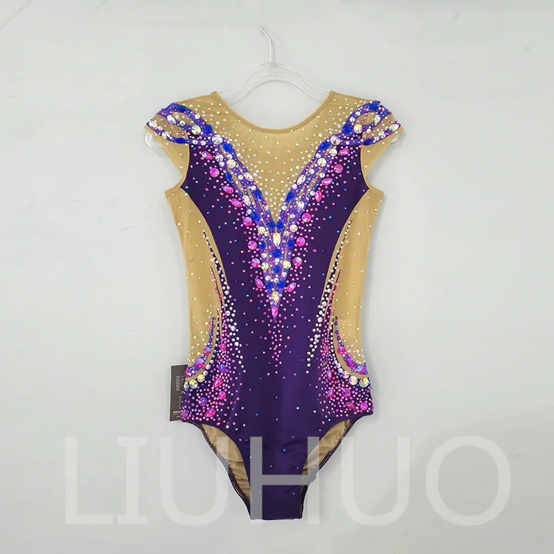 

LIUHUO Rhythmic Gymnastics Leotard Competitive Cheerleading Performance For Children