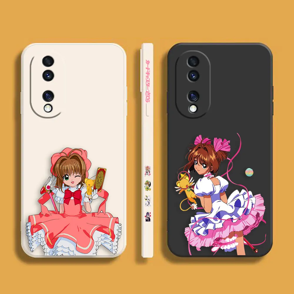 

Sakura Kinomoto Cardcaptor Sakura Phone Case For Honor 90 8X 9 10 20 30 50 50 60 60 70 80 80 GT SE 5G PRO PLUS Case Funda Shell