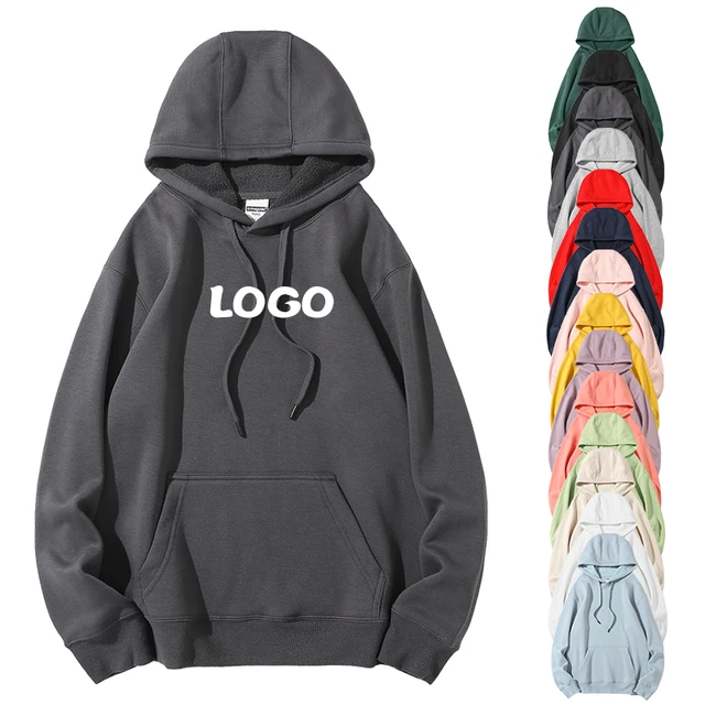 Blank Hoodie Cotton Polyester  Heavyweight Polyester Hoodie - 2023 Fleece  Cotton - Aliexpress