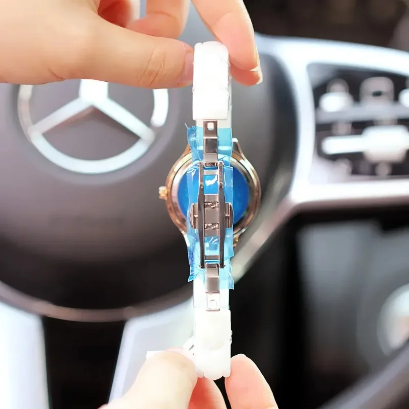 Fashion Watch for Women Scallop Pointer Luxury Diamond Clock Simple Steel Strip Waterproof Girls Quartz Watches Reloj Para Mujer