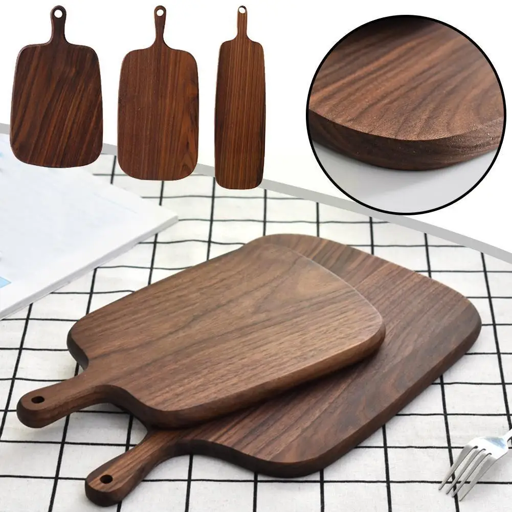 Rich Grained 3/4 Walnut Wood Cutting Board Set