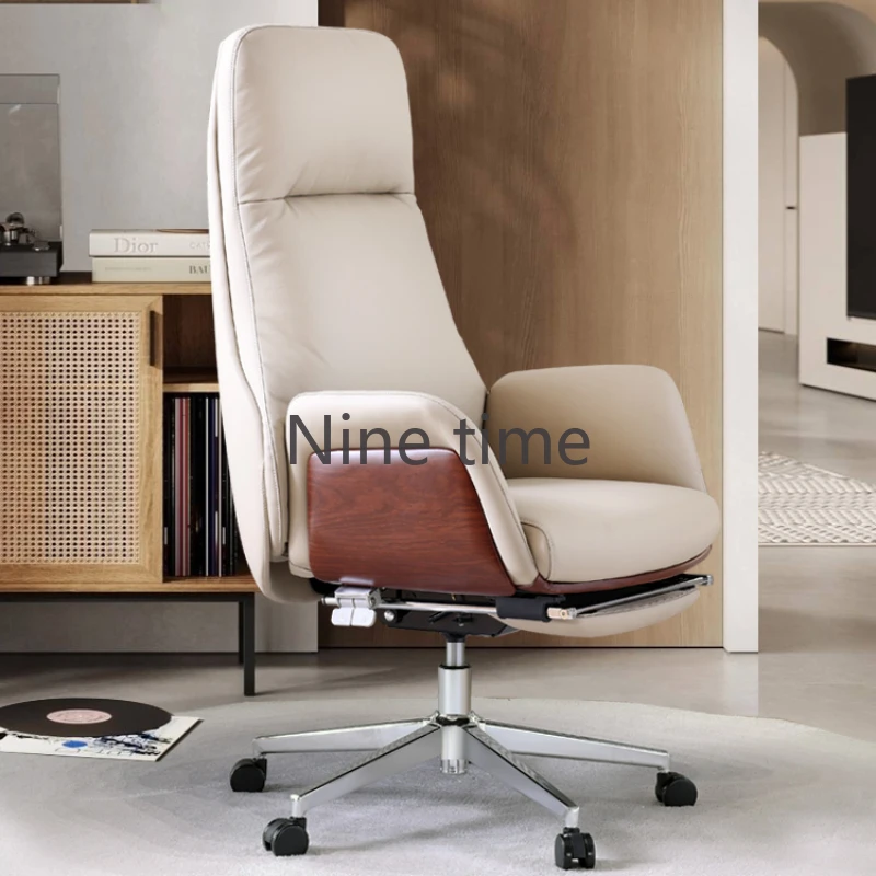 Design Wheels Office Chairs Cushion Modern Armrest Extension Roller Office Chairs Mobile Soft Work Cadeira Gamer Home Furniture