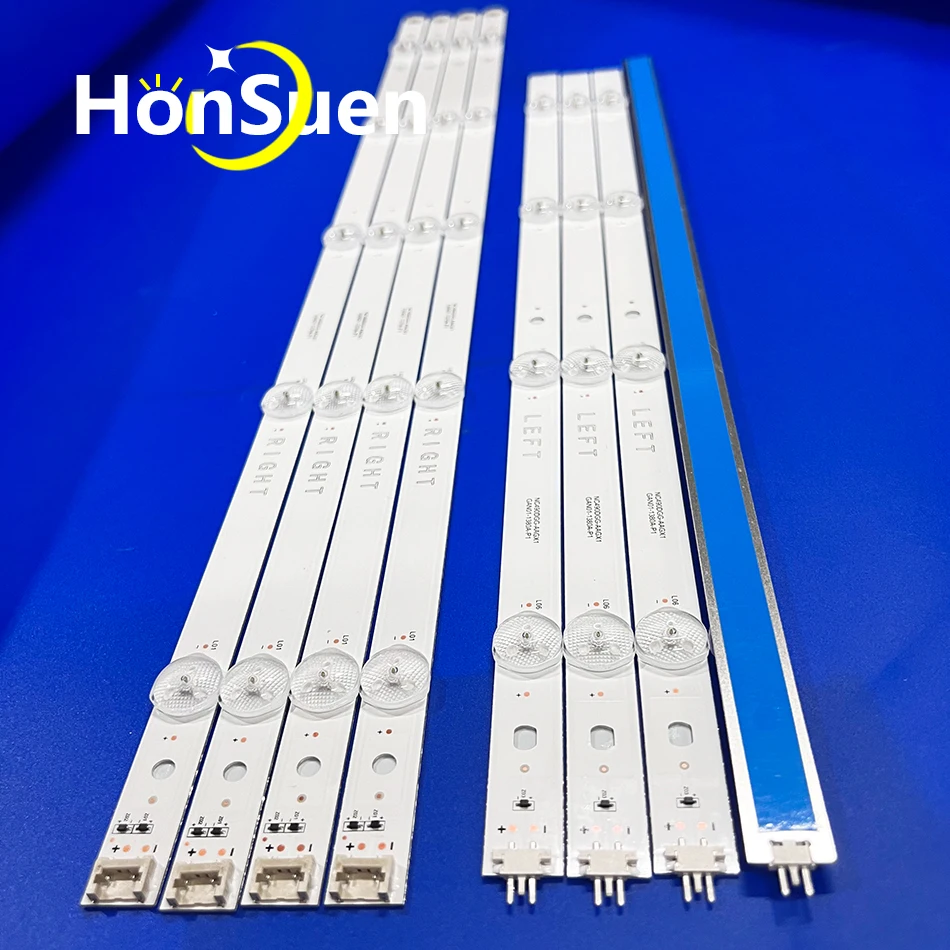 LED backlight 5set=40pcs for 49LK5700PSC 49LJ5500 49UJ6300 49LJ5550 NC490DUE-AAFX1-41CA GAN01-1294A-P1 1295A 1317A 1318A led light tv parts