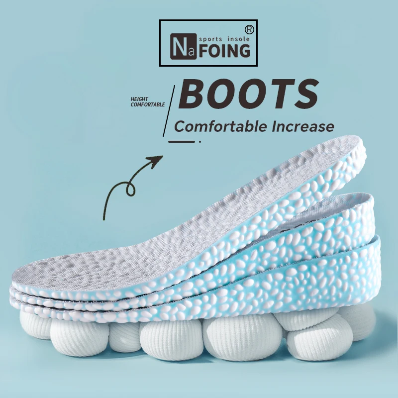 รูปสินค้า แผ่นรองเท้า Insole เพิ่มความสูง นุ่มสบาย สำหรับกีฬาและวิ่ง