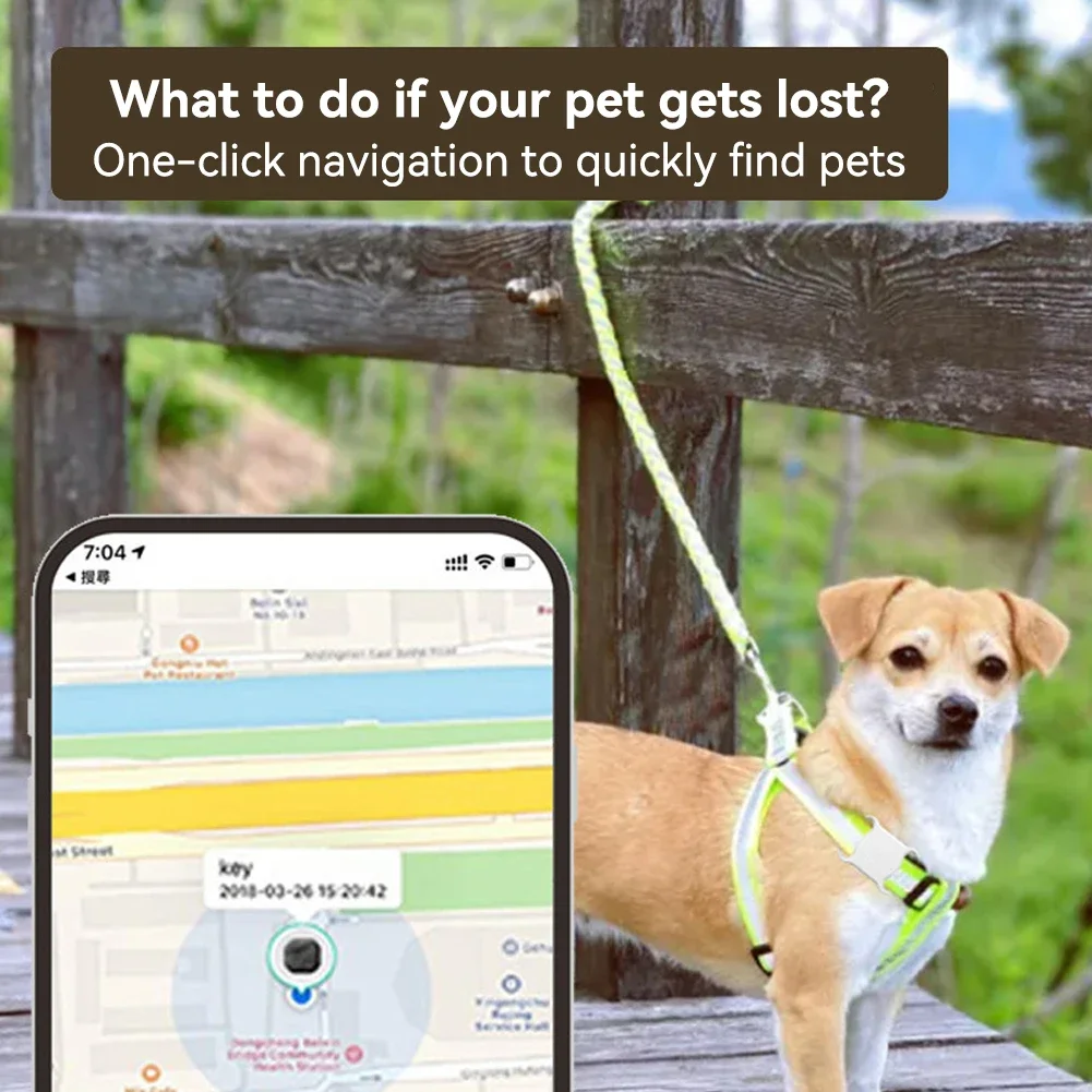 Mini Android ISO Dog Cat Pet Finder Positioning Auto Positioning Locator Anti-loss GPS Tracker for Dog Pet Car Elderly Kids bluetooth tracker smart tracker wallet tracker