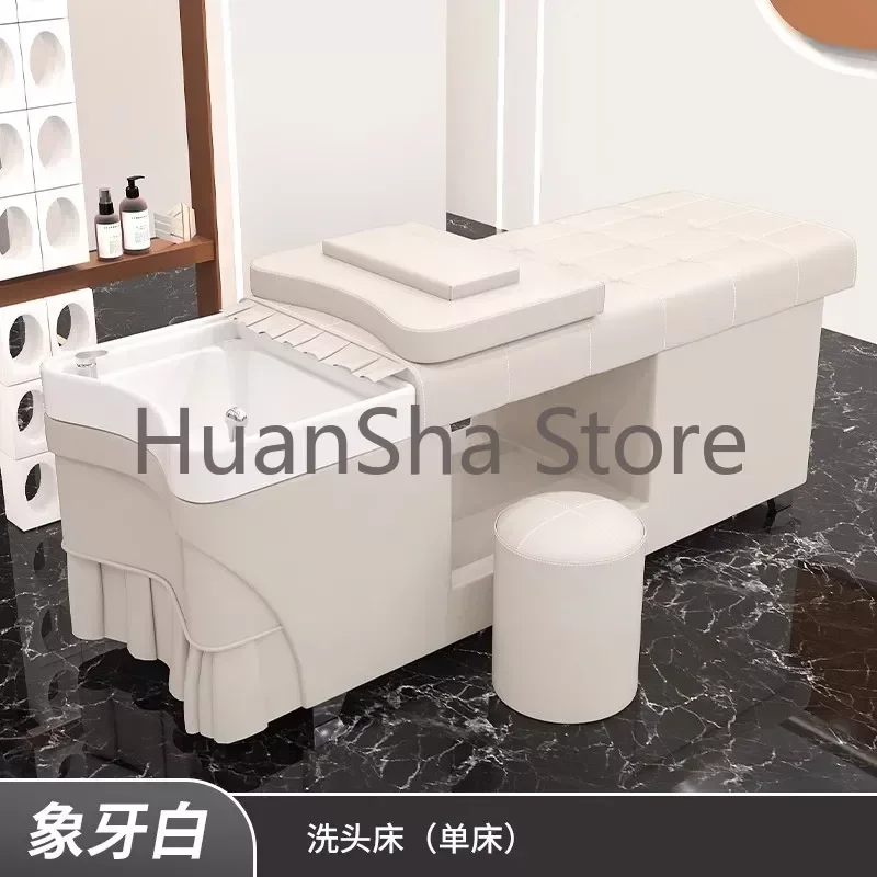 Head Spa Salon Chair Hairdressing Japanese Hair Washing Treatment Shampoo Bed Professional Cadeira Barber Furniture LJ50SC