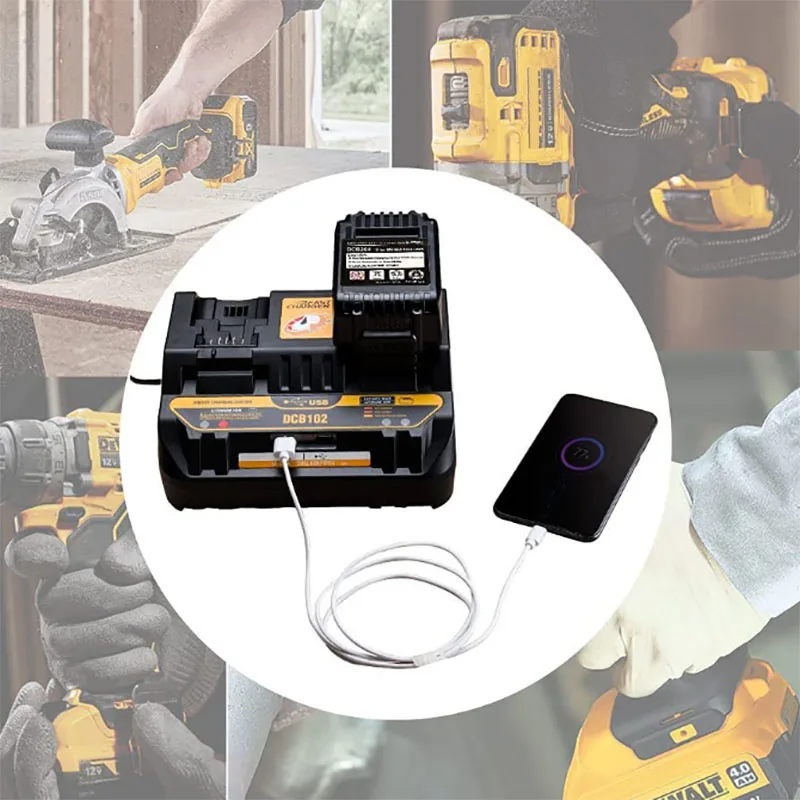 Ʈ Ƭ ͸ ޼ 2 ̵ Ʈ, DCB102 , 4A  , USB 2A, DCB200, DCB140, 10.8V, 14.4V, 18V, 20V, 60V