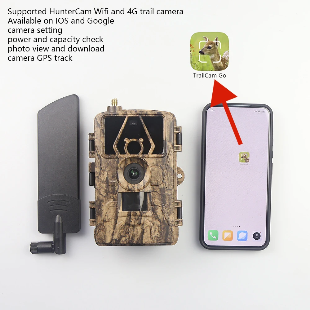 8K Video 60MP Images Night Vision Motion Activated Waterproof Wildlife Camera for Hunting Home Surveillance Trail Cameras