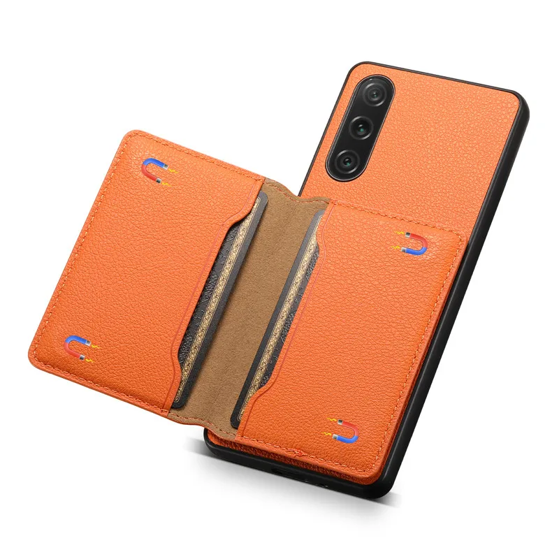 EUCAGR Luxury Multifunctional PU Leather Wallet Phone Case with Card Holder