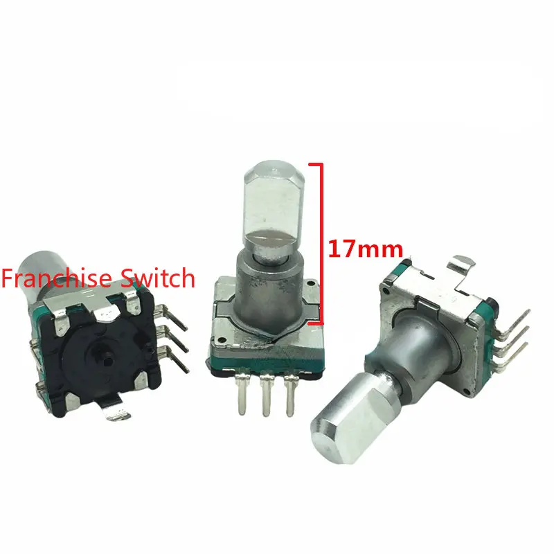 

10PCS Encoder EC11E15244H3 30 Point 15 Pulse With Switch 360 Degree Rotation 17 Half Axis