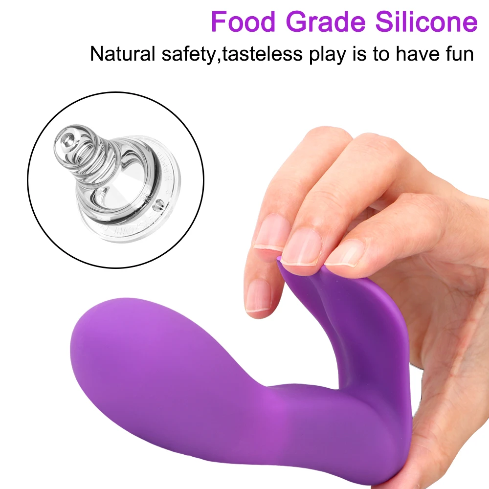 Vibrating Panties Wireless Remote Wearable Dildo G Spot Massager_voghion.com