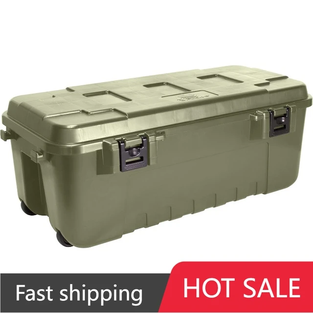 Plano Storage Trunk with Wheels, Green, 108-Quart, Lockable Storage Box,  Rolling Airline Approved Sportsman Trunk, Hunting Gear - AliExpress