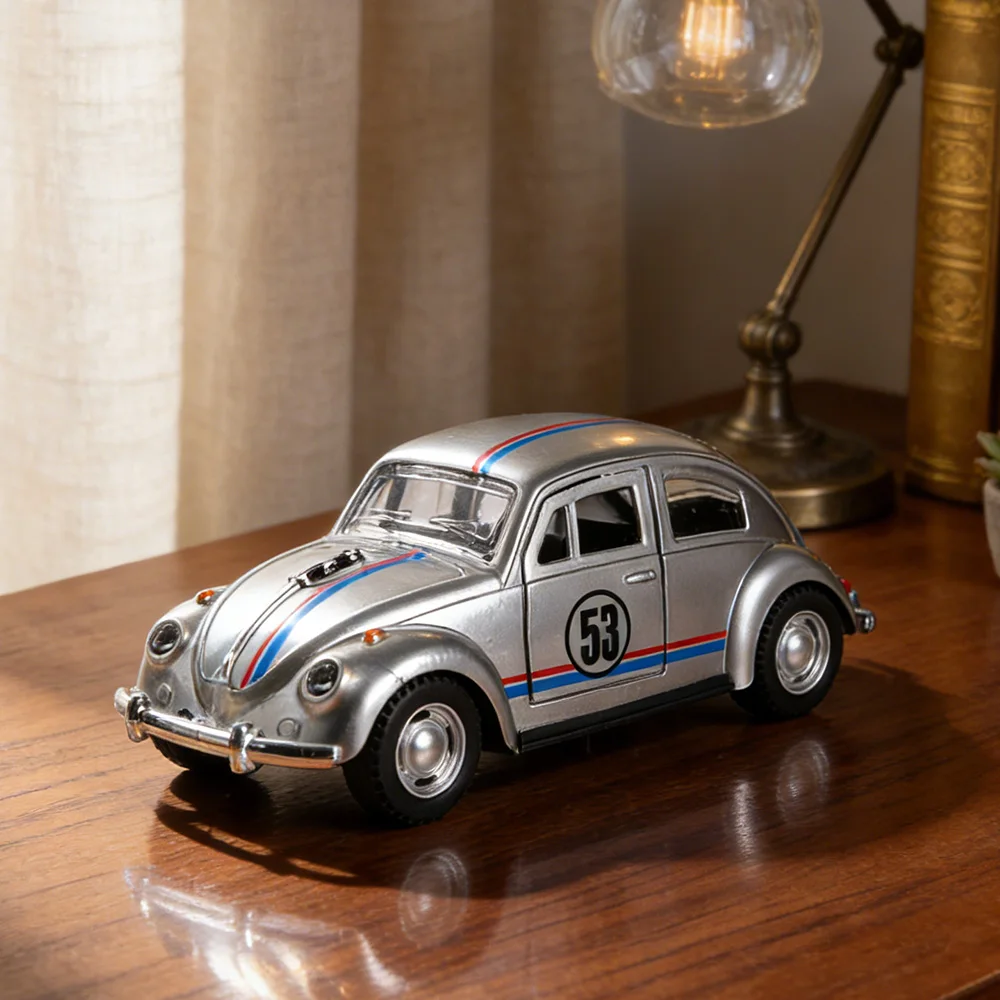 1:32 diecast beetle car model front view