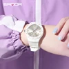 SANDA 9075 Casual Students Quartz Watches Simple Waterproof Silicone Strap Luminous Fashion Girl Boy Wristwatch reloj para niños 4