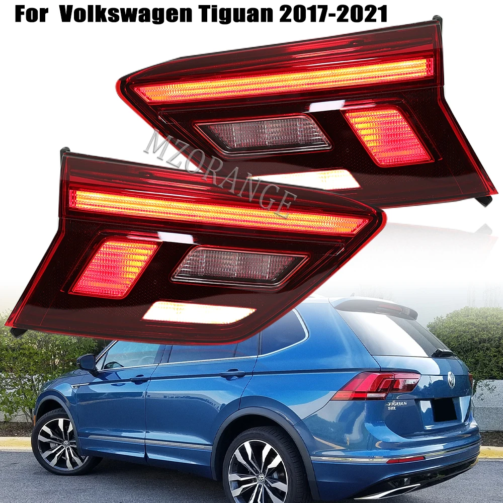 

Tail Light Assembly Inside for VW Tiguan 2017 2018 2019 2020 2021 Rear Brake Stop Lamp Turn Signal Fog Light Car Accessories
