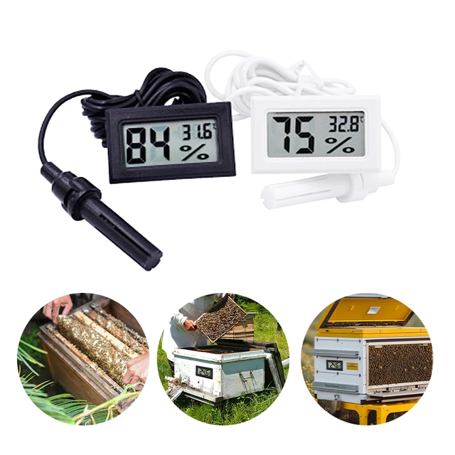 Convenient Digital Temperature and Humidity Meter Nest Box Temperature Humidity  Sensor Apiculture Thermometer Hygrometer Gauge - AliExpress