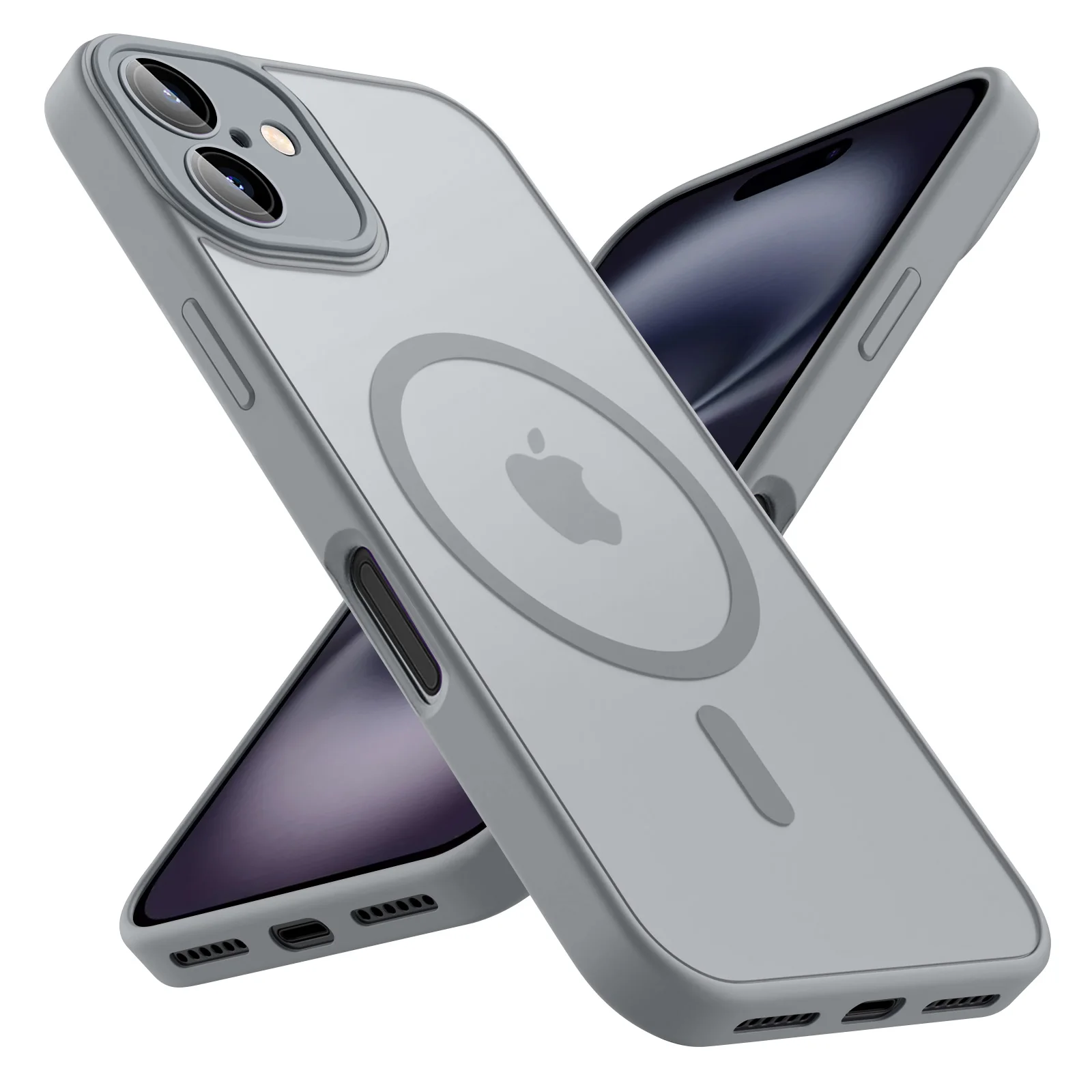 ตัวเลือกสินค้า เคส iPhone 17 16 มือถือ ด้าน ใส แม่เหล็ก Magsafe