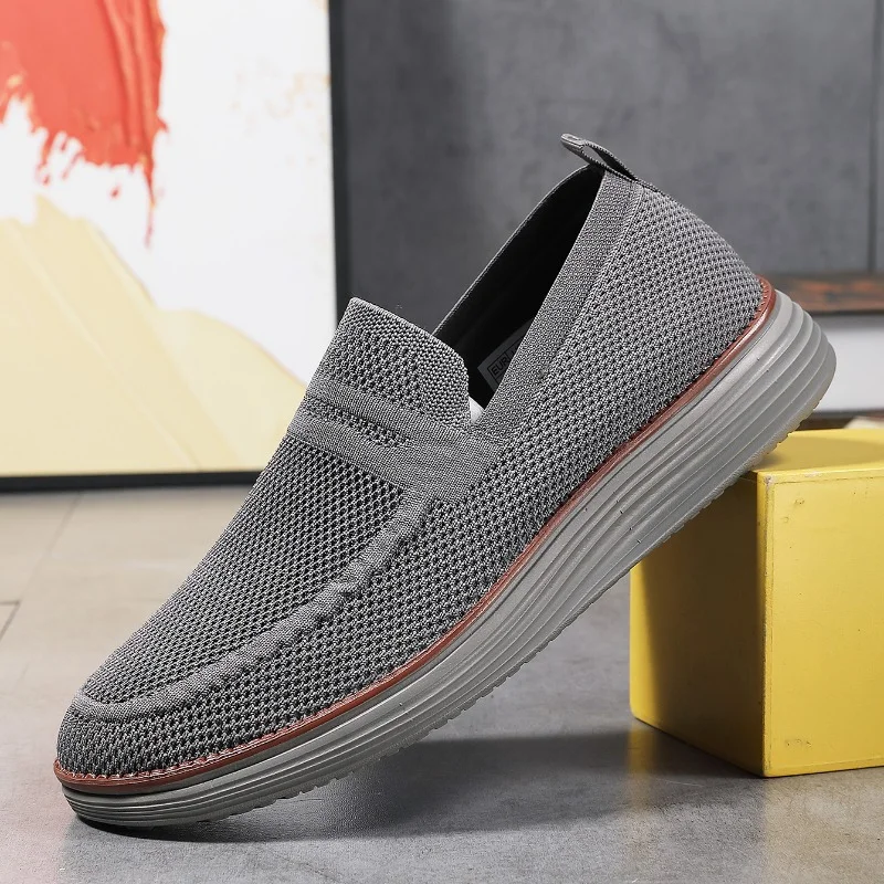 Men's Mesh Casual Shoes 2023 New Fashion Lightweight Breathable Soft-Soled Shoes Summer Outdoor Sports Fitness Sneakers Big Size
