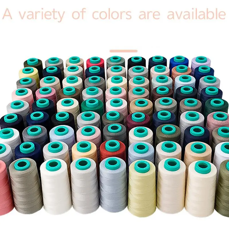 Description Picture 3 of item3000 Yards Sewing Thread 100% Polyester High Speed Professional Thread Embroidery Sewing Machine Durable Threads Universal