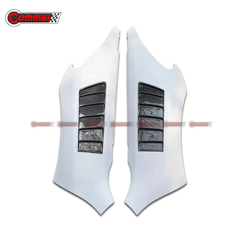 

FRP+CF Front Hood Side Fender For McLaren 650S Modified To 675LT Style Front Side Fenders