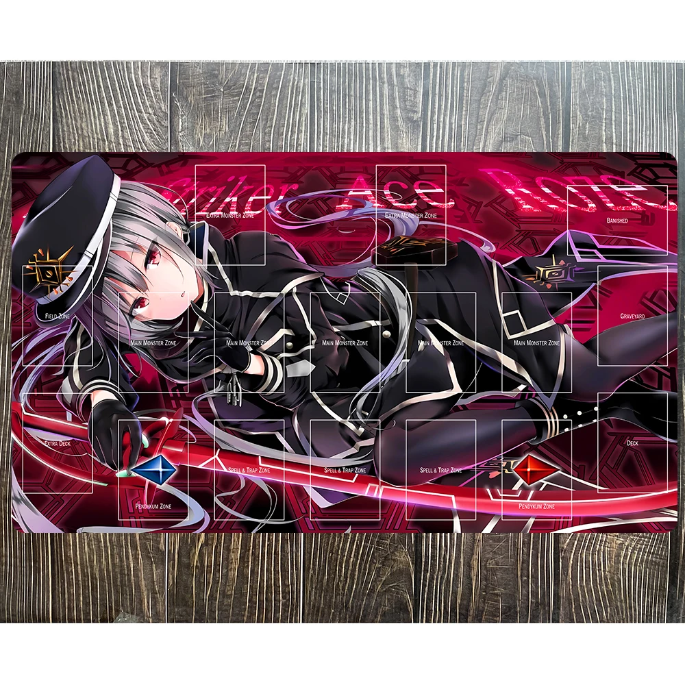Yu-Gi-Oh Sky Striker Ace - Roze Playmat Game Card Pad Ygo Dark Magician Mat Kmc Tcg Yugioh Table Desk Mat-367