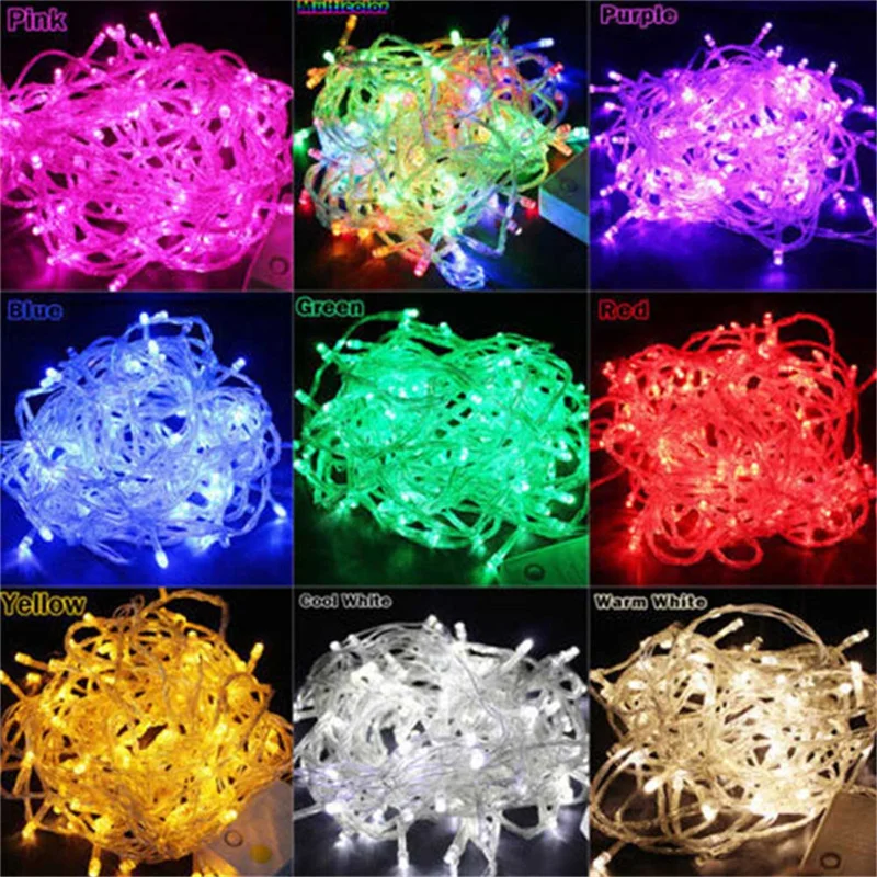 

Hot Selling 10M 100LED Lights Party Lights Led Christmas Lights 220V/110V Outdoor/Indoor Decoration Party Twinkle String Lights